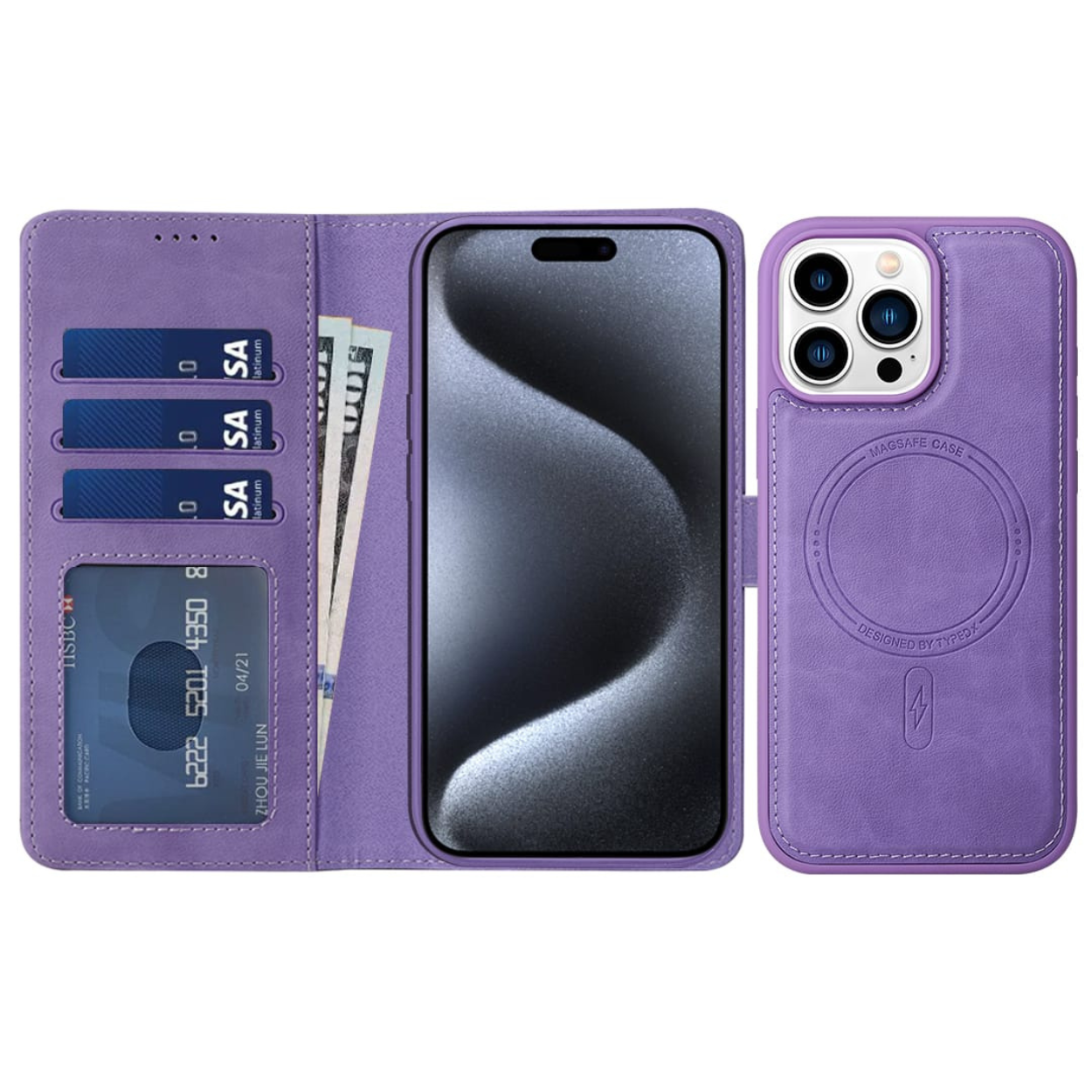 iPhone 15 Pro Max Wallet Case