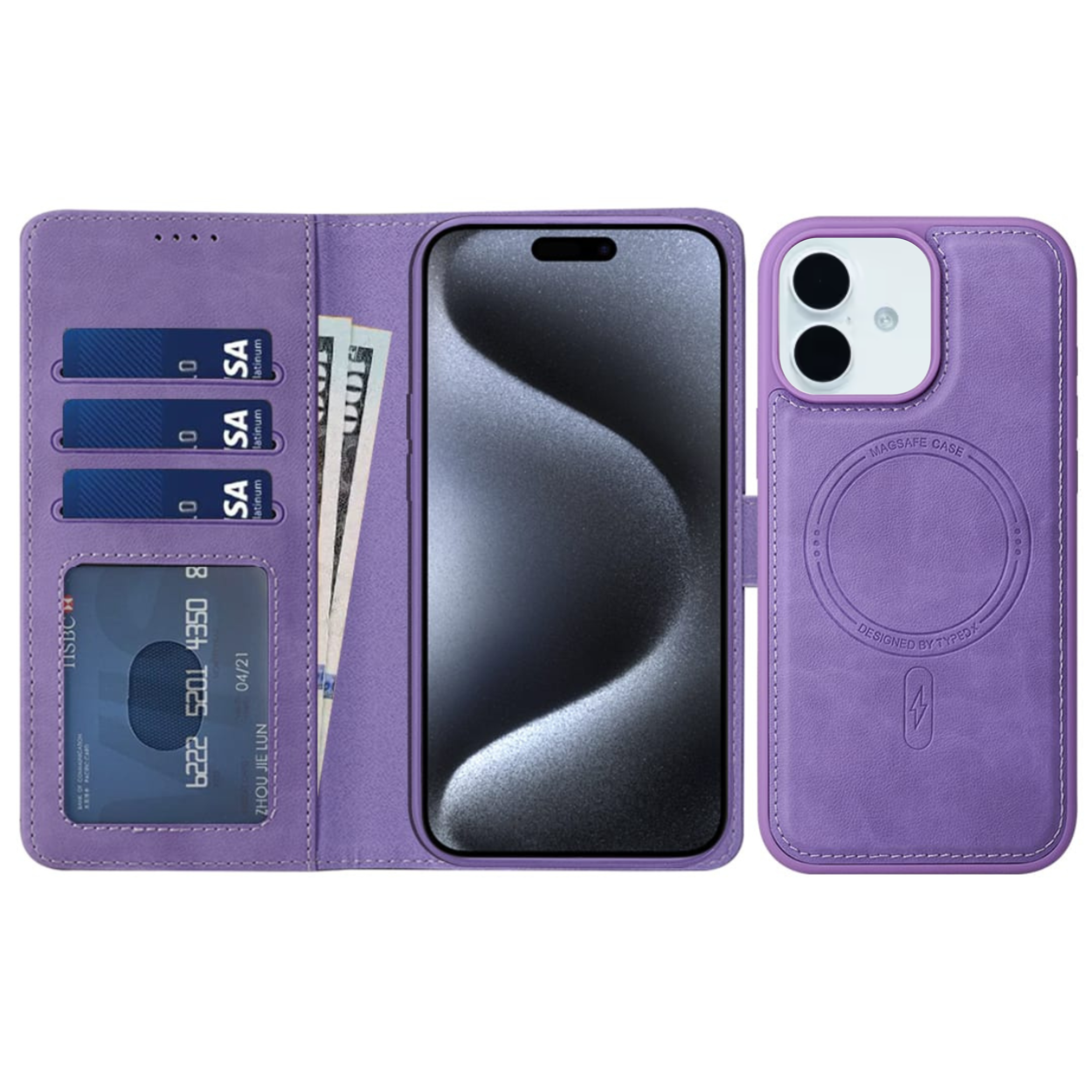 iPhone 15 Plus Wallet Case