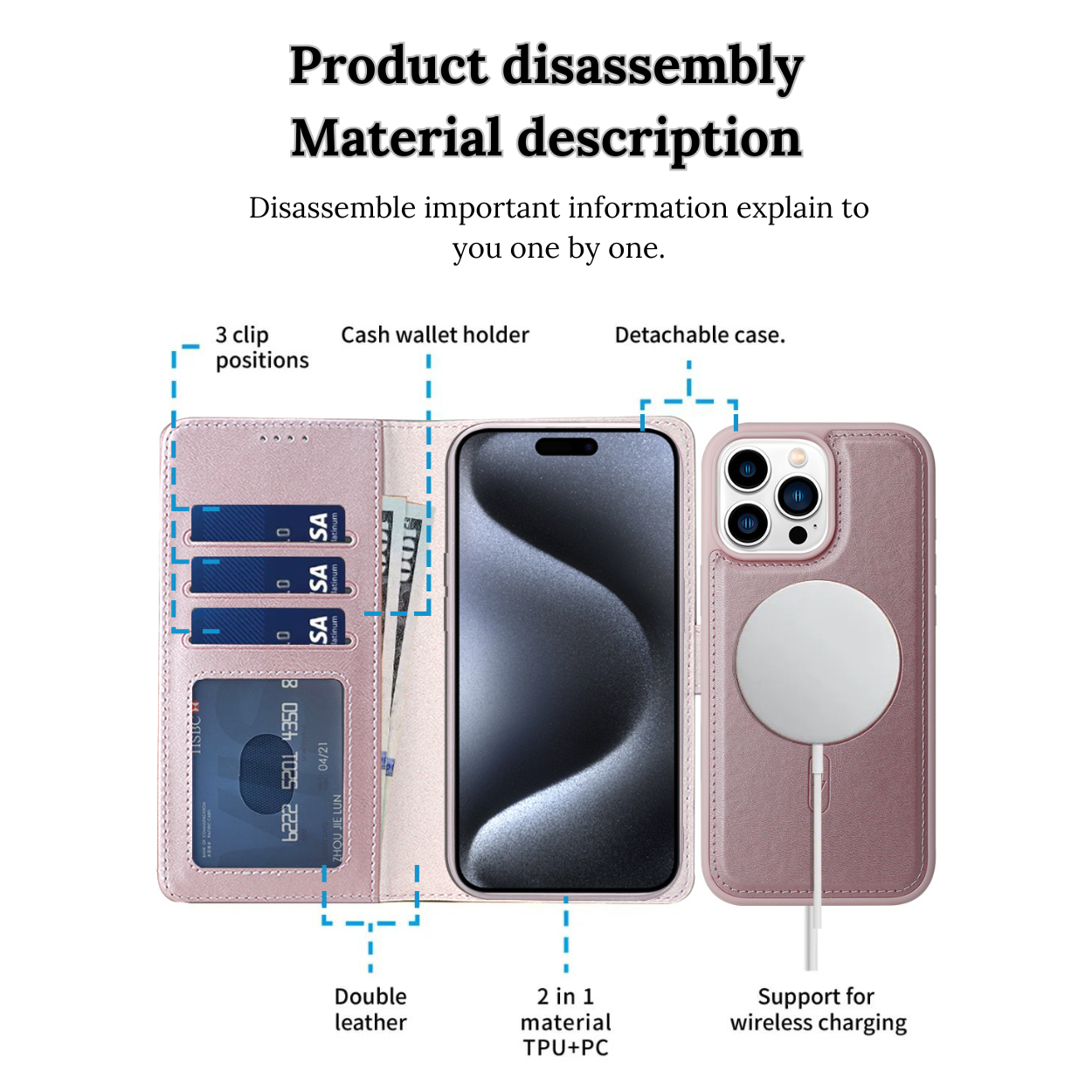 iPhone 15 Pro Wallet Case