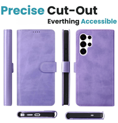 TYPEDX Samsung Galaxy S26 Ultra Leather Wallet Case – 2-in-1 Magnetic Detachable Folio