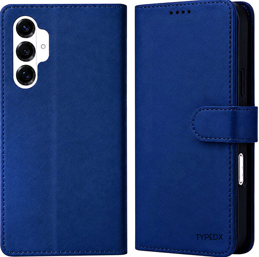 TYPEDX Samsung Galaxy S26 Plus Leather Wallet Case – 2-in-1 Magnetic Detachable Folio