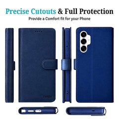 TYPEDX Samsung Galaxy S26 Plus Leather Wallet Case – 2-in-1 Magnetic Detachable Folio