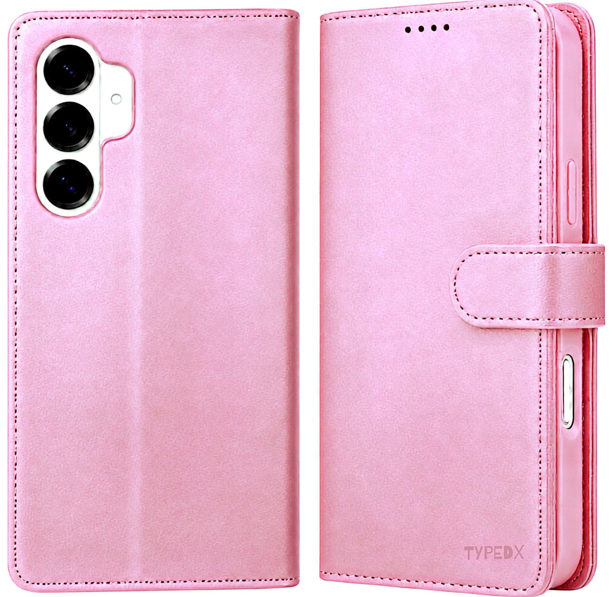 TYPEDX Samsung Galaxy S26 Plus Leather Wallet Case – 2-in-1 Magnetic Detachable Folio