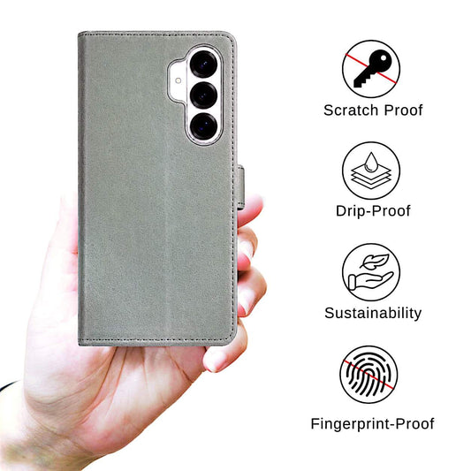 TYPEDX Samsung Galaxy S26 Plus Leather Wallet Case – 2-in-1 Magnetic Detachable Folio