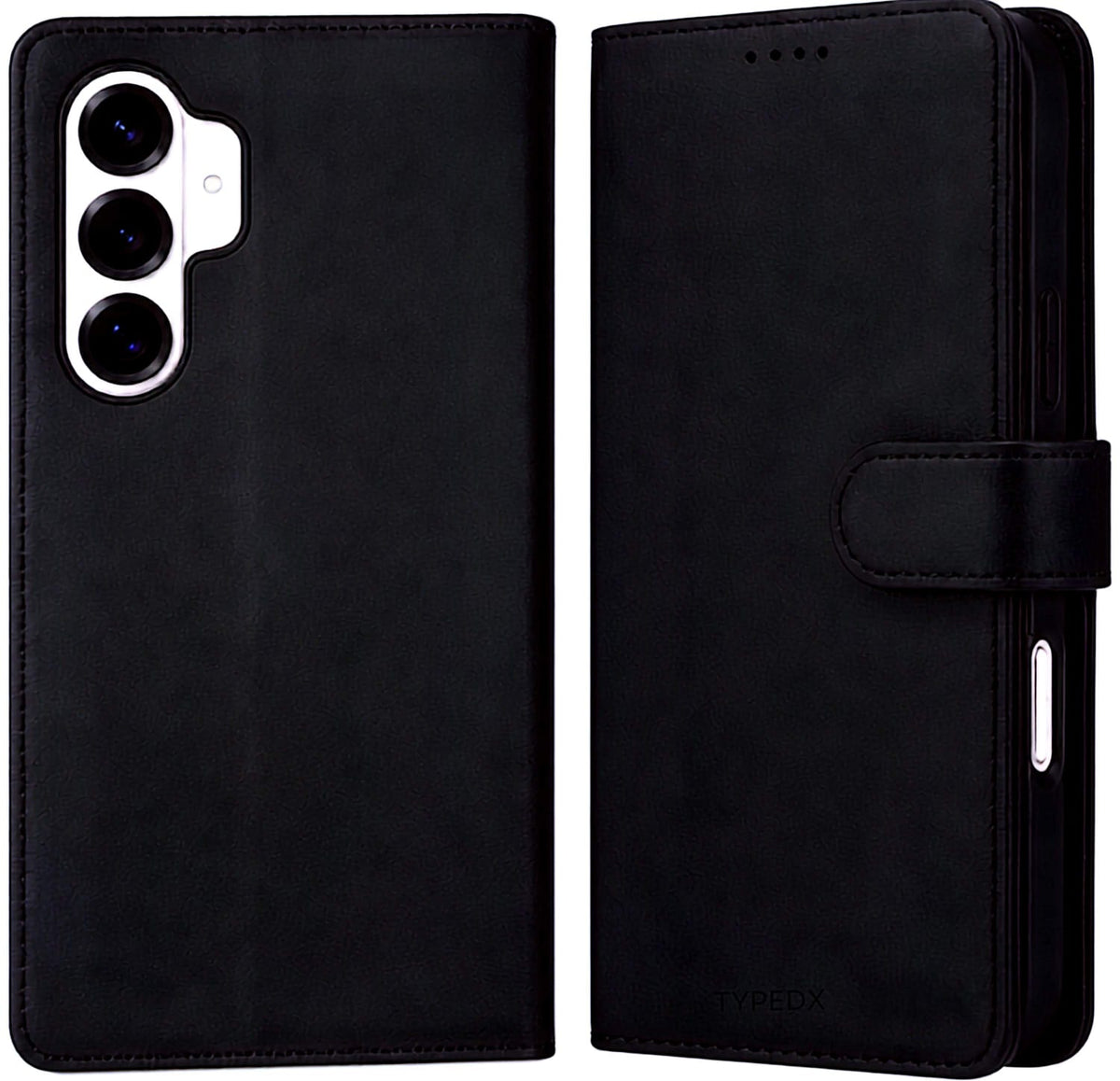TYPEDX Samsung Galaxy S26 Plus Leather Wallet Case – 2-in-1 Magnetic Detachable Folio