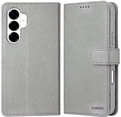 TYPEDX Samsung Galaxy S26 Plus Leather Wallet Case – 2-in-1 Magnetic Detachable Folio