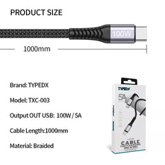 Type-C to Type-C Cable [1m]